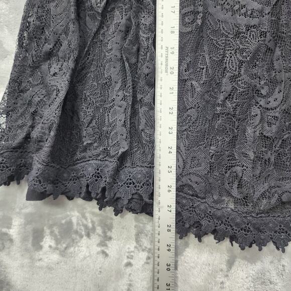 Torrid Skirt Womens 1  Plus Size 1 1X Black Lace Pleated Pull On Midi Lined - Picture 8 of 9